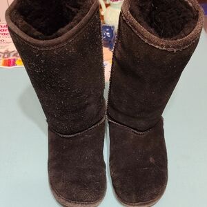 BearPaw Black Suede Boots